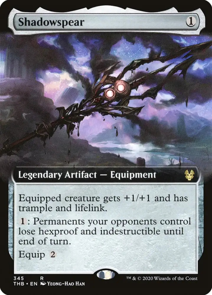 Shadowspear (Extended Art) [Theros Beyond Death] - MTG Single