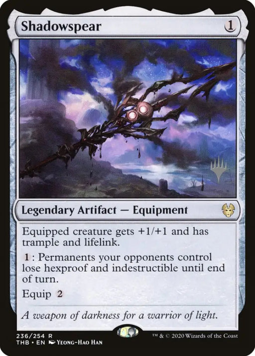 Shadowspear (Promo Pack) [Theros Beyond Death Promos] - MTG Single
