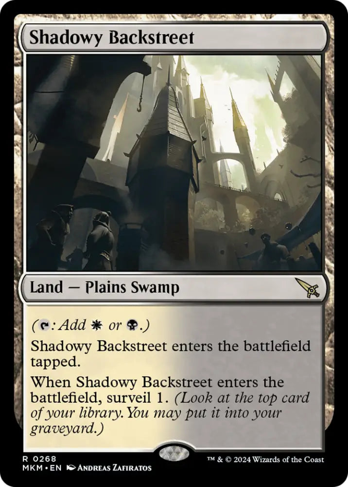 Shadowy Backstreet [Murders at Karlov Manor] - MTG Single