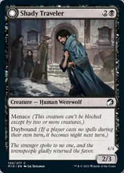 Shady Traveler // Stalking Predator [Innistrad: Midnight Hunt] - MTG Single