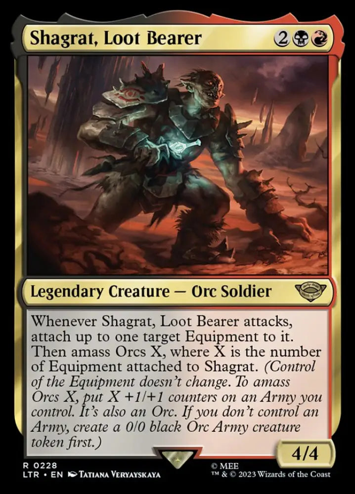Shagrat Loot Bearer [The Lord of the Rings: Tales of Middle-Earth] - MTG Single