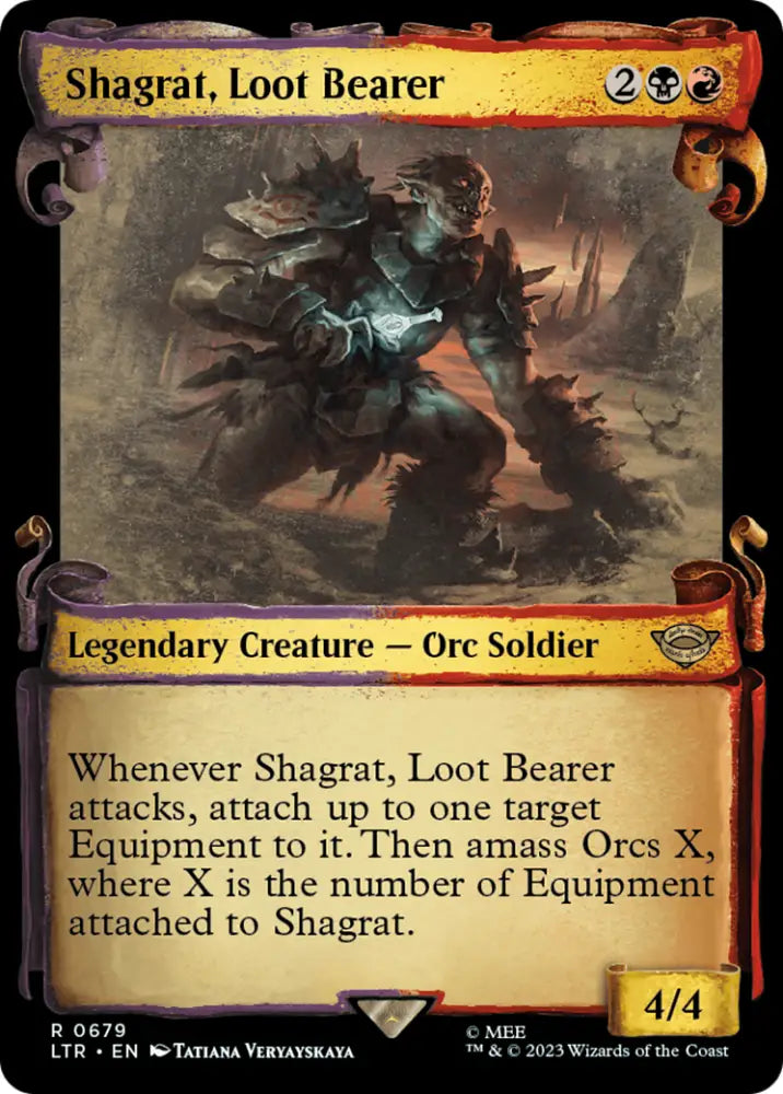 Shagrat Loot Bearer [The Lord of the Rings: Tales of Middle-Earth Showcase Scrolls] - MTG Single