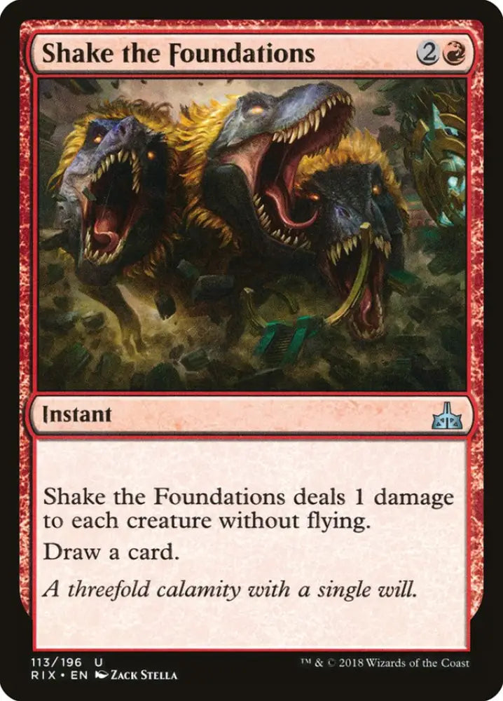 Shake the Foundations [Rivals of Ixalan] - MTG Single