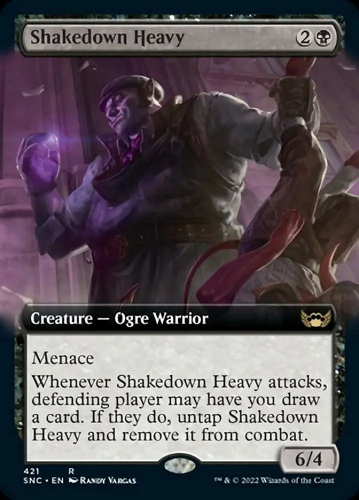 Shakedown Heavy (Extended Art) [Streets of New Capenna] - MTG Single
