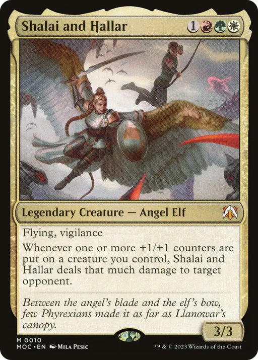 Shalai and Hallar [March of the Machine Commander] - MTG Single