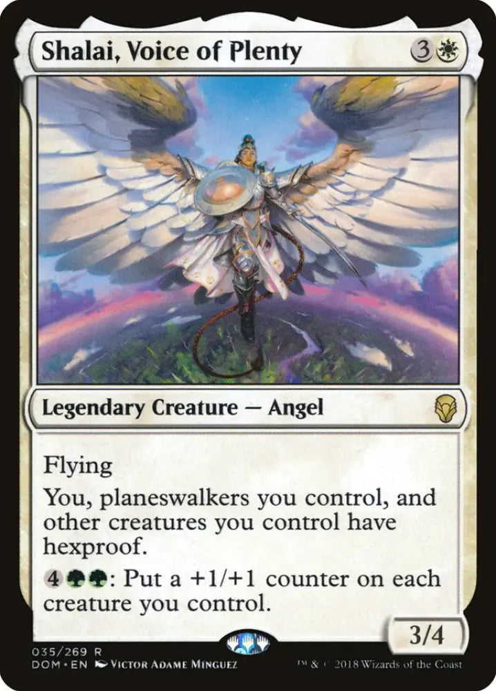 Shalai Voice of Plenty [Dominaria] - MTG Single