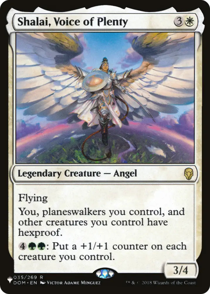 Shalai Voice of Plenty [The List] - MTG Single