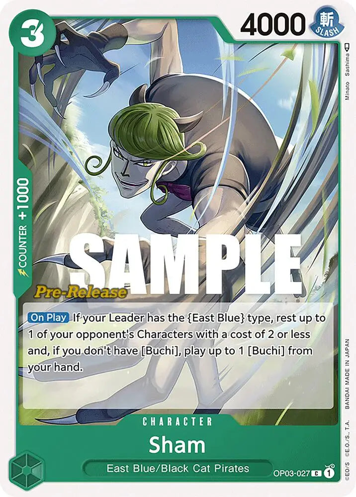 Sham (OP03-027) [Pillars of Strength Pre-Release Cards]