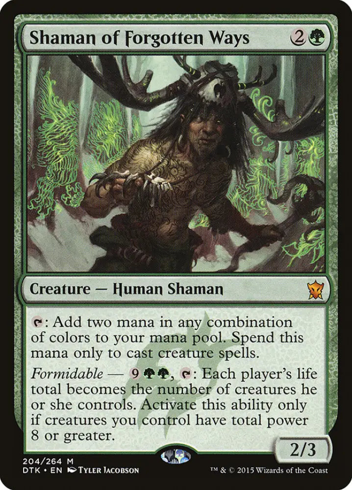 Shaman of Forgotten Ways [Dragons of Tarkir] - MTG Single