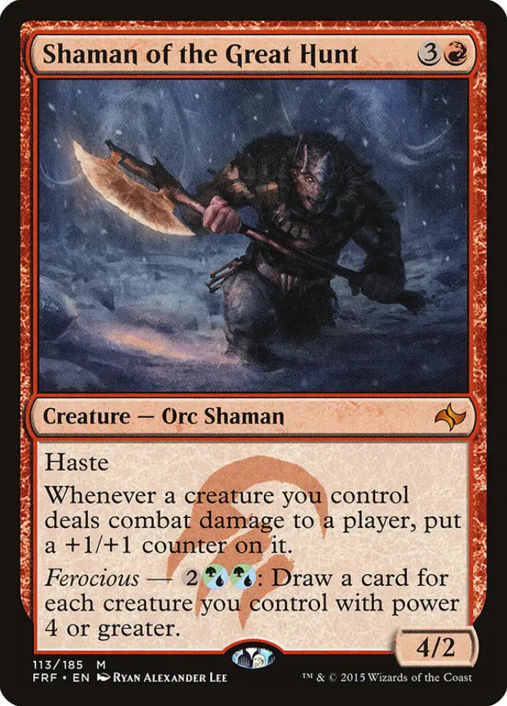 Shaman of the Great Hunt [Fate Reforged] - MTG Single