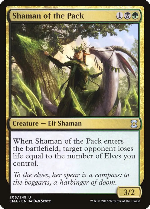 Shaman of the Pack [Eternal Masters] - MTG Single