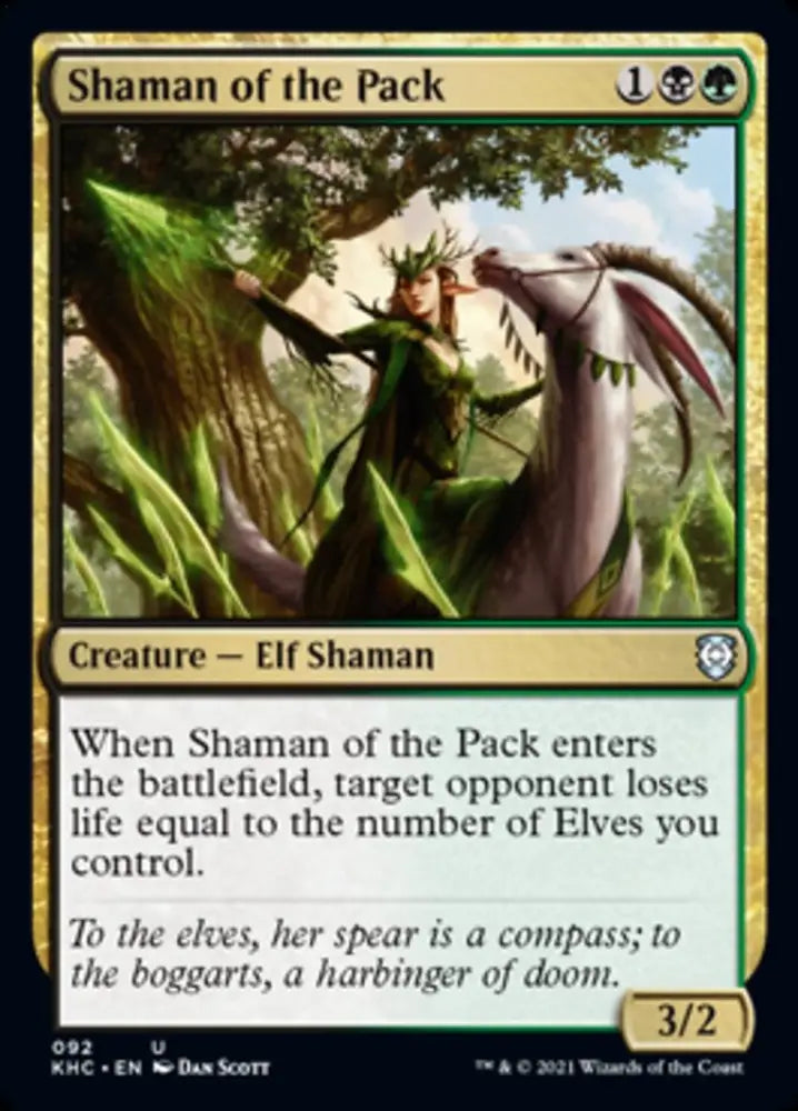 Shaman of the Pack [Kaldheim Commander] - MTG Single