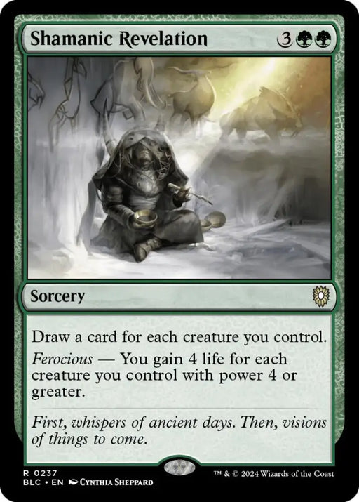 Shamanic Revelation [Bloomburrow Commander] - MTG Single