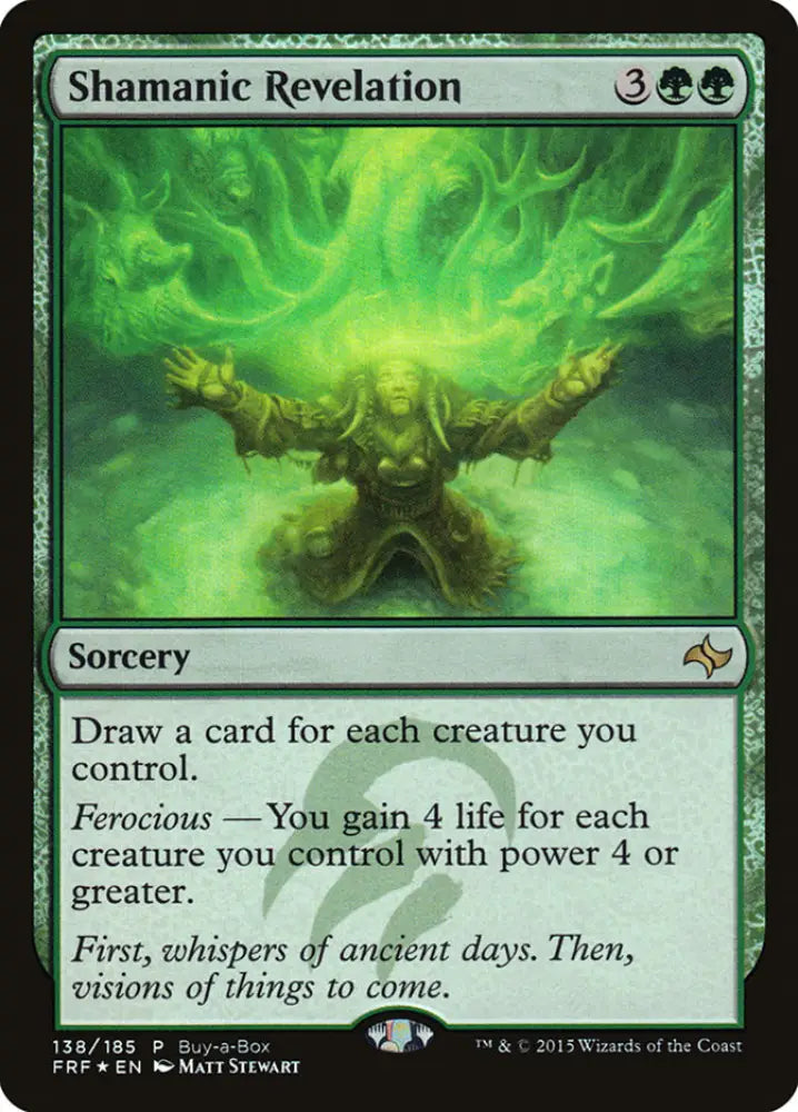 Shamanic Revelation (Buy-A-Box) [Fate Reforged Promos] - MTG Single