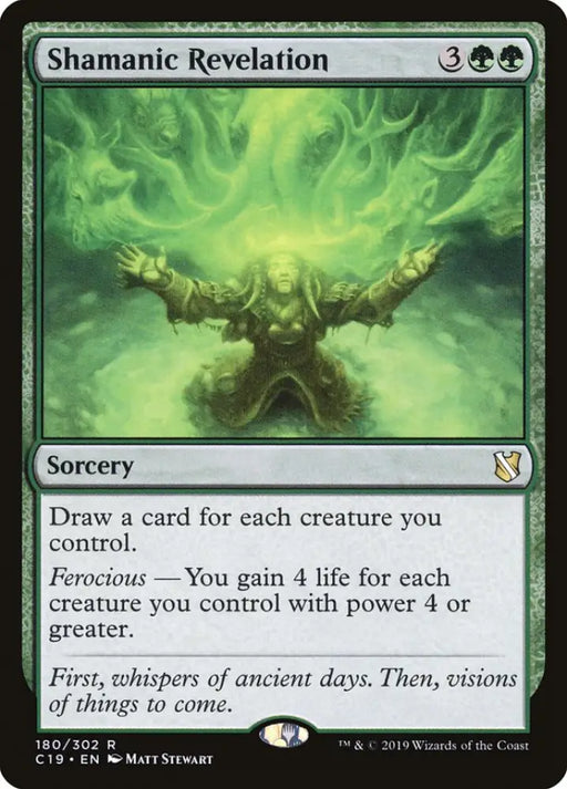 Shamanic Revelation [Commander 2019] - MTG Single
