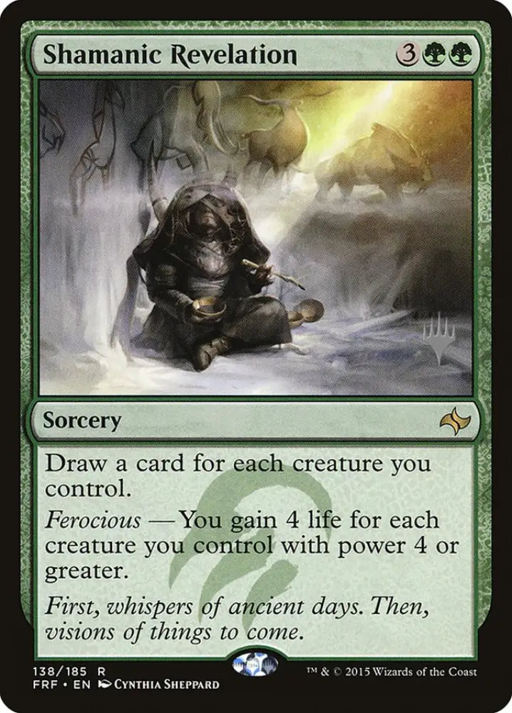 Shamanic Revelation (Promo Pack) [Fate Reforged Promos] - MTG Single