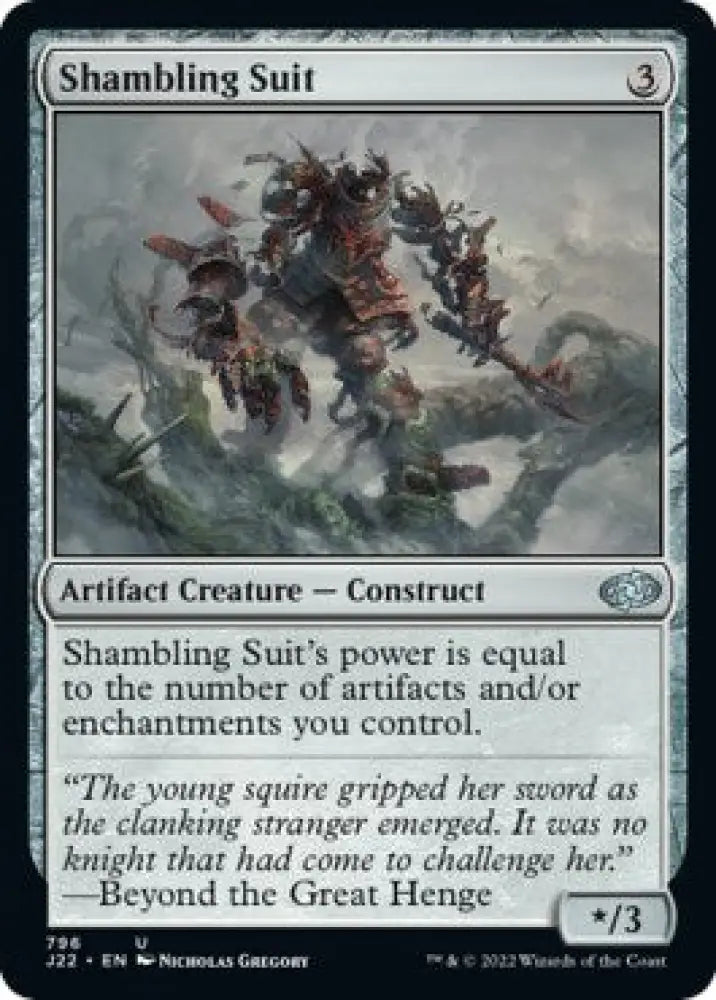 Shambling Suit [Jumpstart 2022] - MTG Single