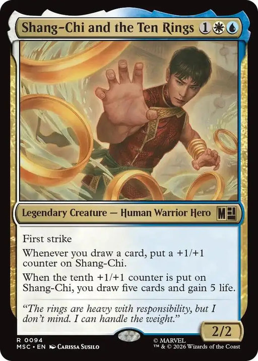 Shang-Chi and the Ten Rings (Surge Foil) (94) [Marvel Super Heroes Commander]