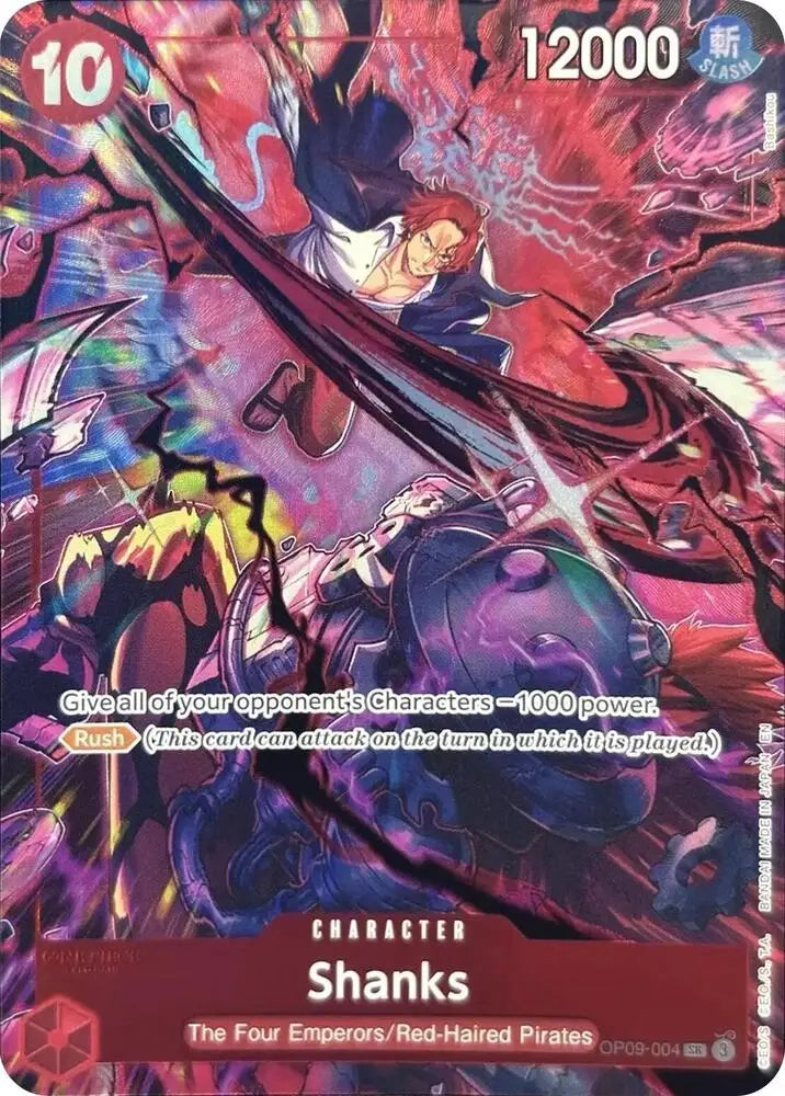 Shanks (004) (English Version 2nd Anniversary Set) (OP09-004) [One Piece Promotion Cards]