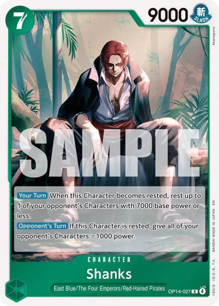 Shanks (OP14-027) [The Azure Sea's Seven]