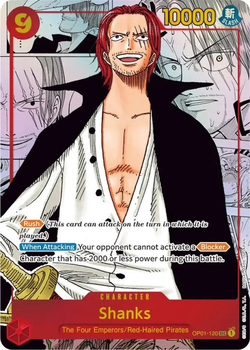 Shanks (Parallel) (Manga) (Alternate Art) (OP01-120) [Romance Dawn]