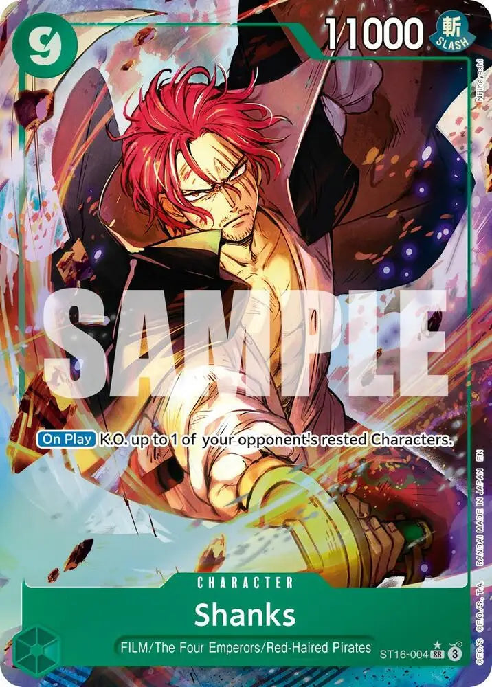Shanks - ST16-004 (Alternate Art) [Premium Booster -The Best- Vol. 2]