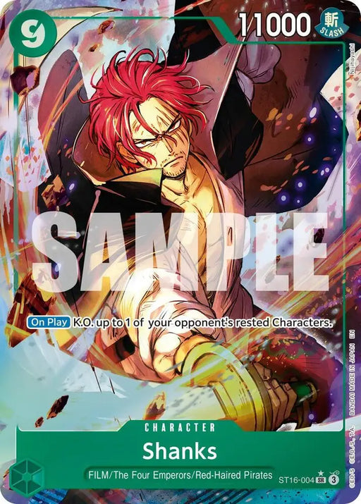 Shanks - ST16-004 (Alternate Art) [Premium Booster -The Best- Vol. 2]