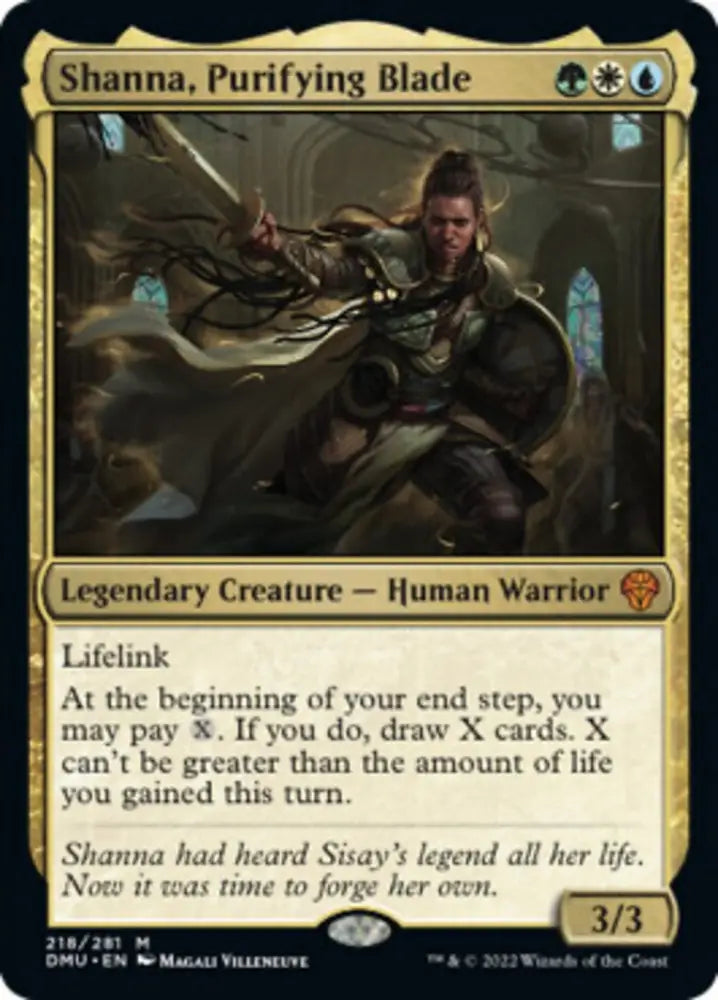 Shanna Purifying Blade [Dominaria United] - MTG Single