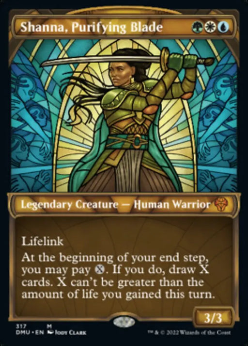 Shanna Purifying Blade (Showcase) [Dominaria United] - MTG Single
