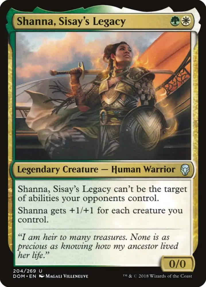 Shanna Sisay’s Legacy [Dominaria] - MTG Single