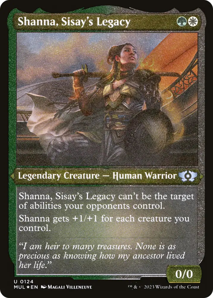 Shanna Sisay’s Legacy (Foil Etched) [Multiverse Legends] - MTG Single