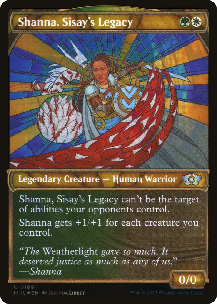 Shanna Sisay’s Legacy (Halo Foil) [Multiverse Legends] - MTG Single
