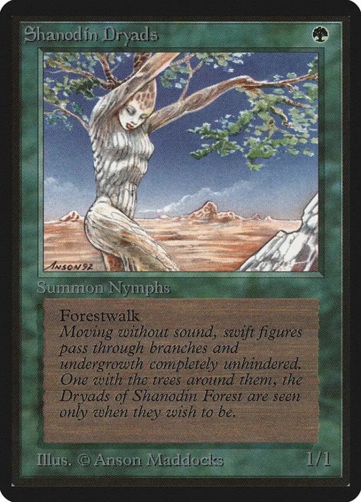 Shanodin Dryads [Beta Edition] - MTG Single