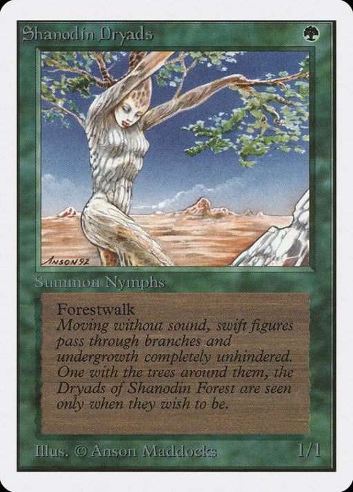 Shanodin Dryads [Unlimited Edition] - MTG Single