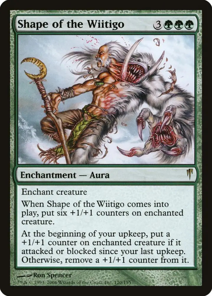Shape of the Wiitigo [Coldsnap] - MTG Single