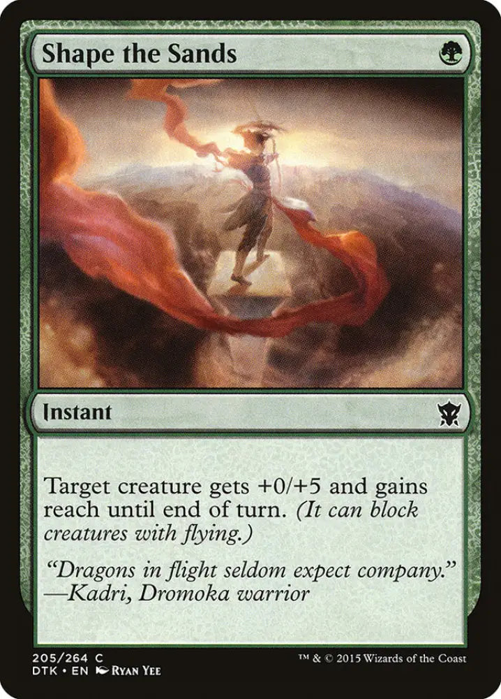 Shape the Sands [Dragons of Tarkir] - MTG Single