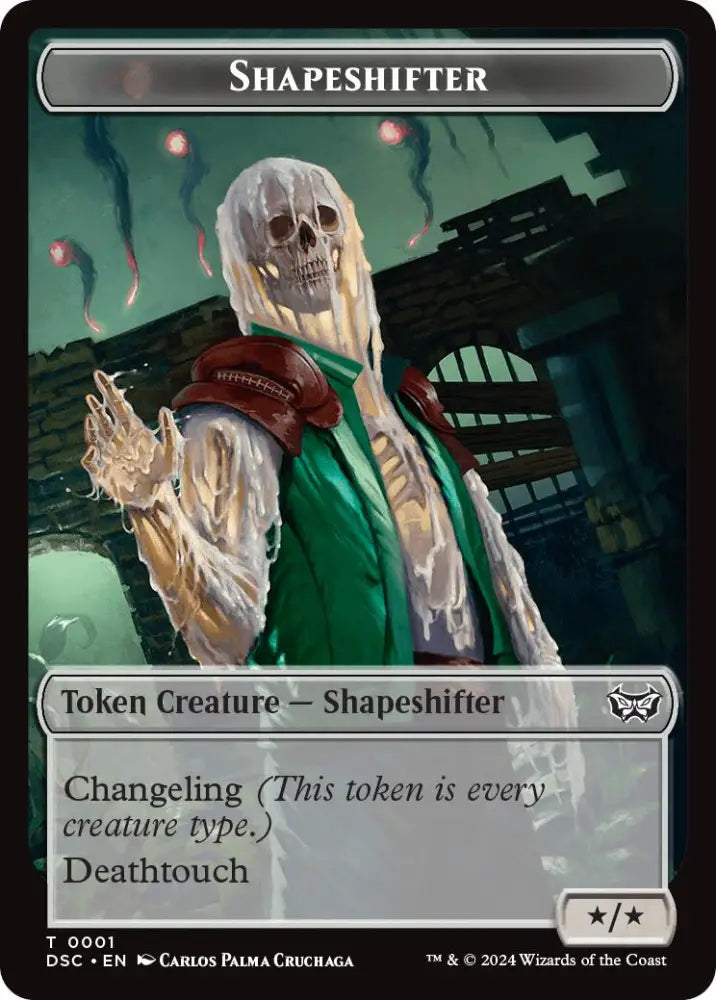 Shapeshifter // Insect (0022) Double-Sided Token [Duskmourn: House of Horror Commander Tokens] - MTG Single