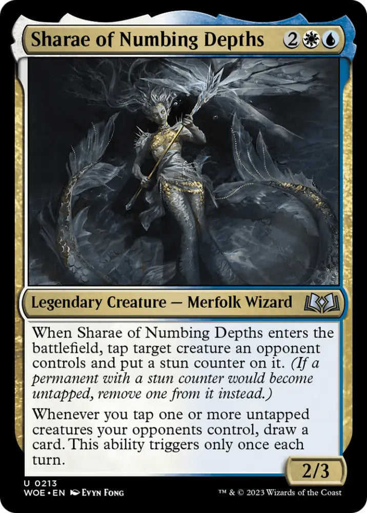 Sharae of Numbing Depths [Wilds of Eldraine] - MTG Single