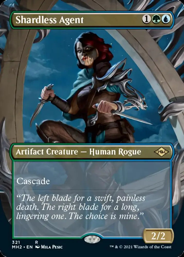 Shardless Agent (Borderless Alternate Art) [Modern Horizons 2] - MTG Single