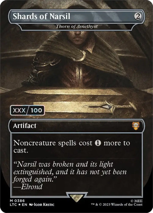 Shards of Narsil - Thorn of Amethyst (Serialized) [The Lord of the Rings: Tales of Middle-Earth Commander] - MTG Single