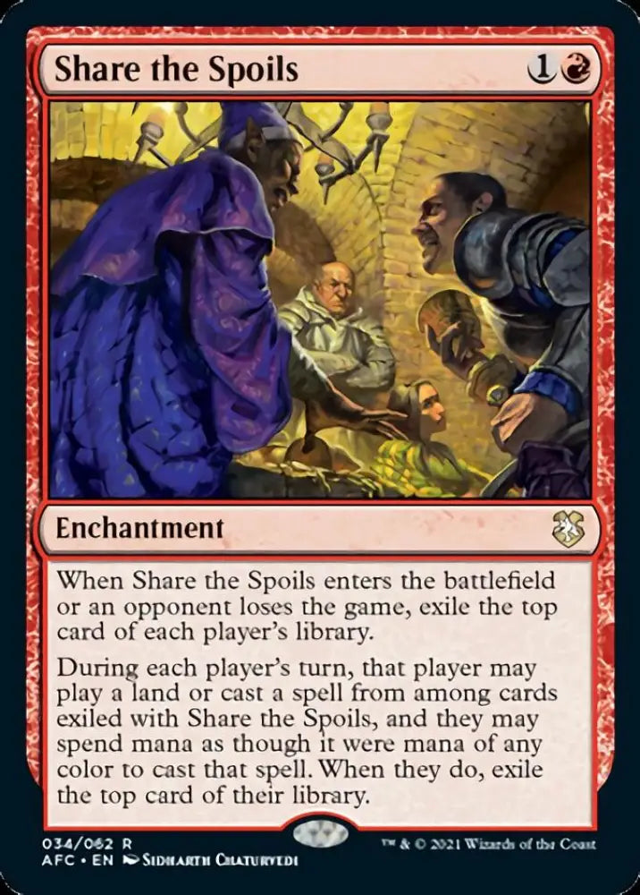Share the Spoils [Dungeons & Dragons: Adventures in the Forgotten Realms Commander] - MTG Single