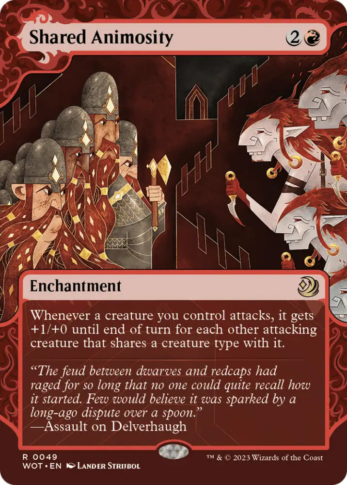 Shared Animosity [Wilds of Eldraine: Enchanting Tales] - MTG Single