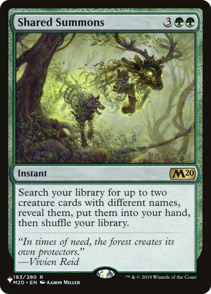 Shared Summons [The List] - MTG Single