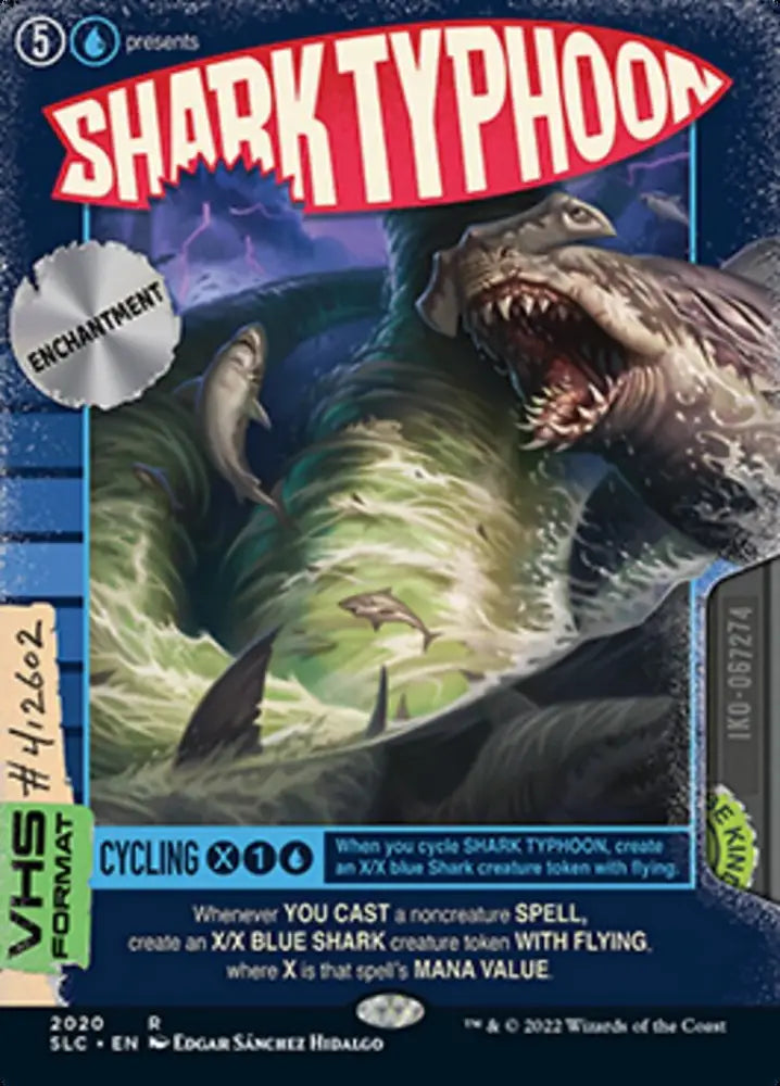 Shark Typhoon (Borderless Alternate Art) [Secret Lair 30th Anniversary Countdown Kit] - MTG Single
