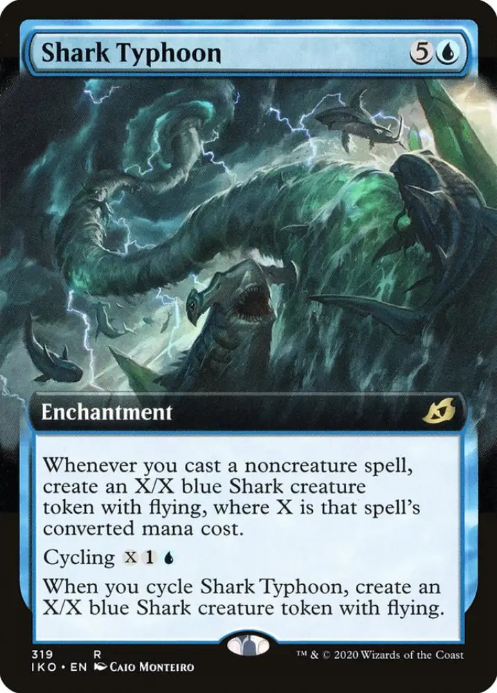 Shark Typhoon (Extended Art) [Ikoria: Lair of Behemoths] - MTG Single