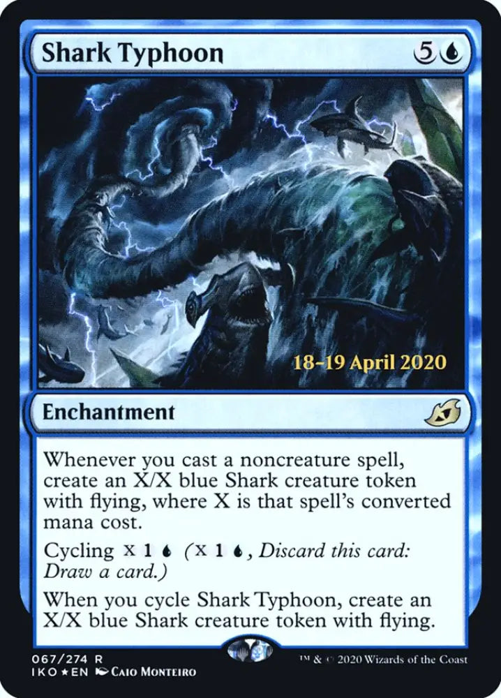 Shark Typhoon [Ikoria: Lair of Behemoths Prerelease Promos] - MTG Single