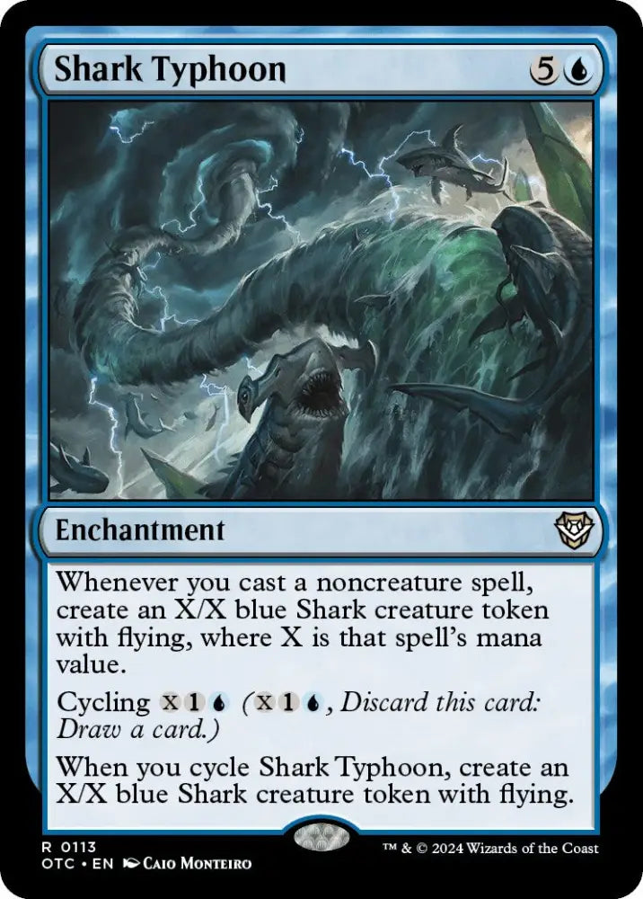 Shark Typhoon [Outlaws of Thunder Junction Commander] - MTG Single