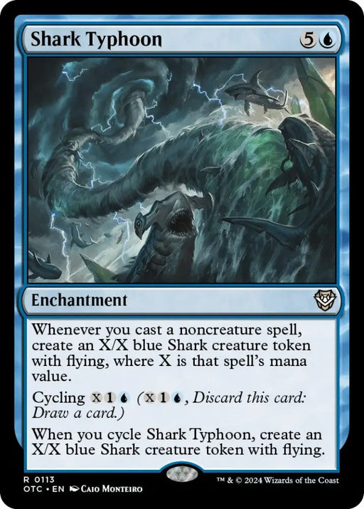 Shark Typhoon [Outlaws of Thunder Junction Commander] - MTG Single