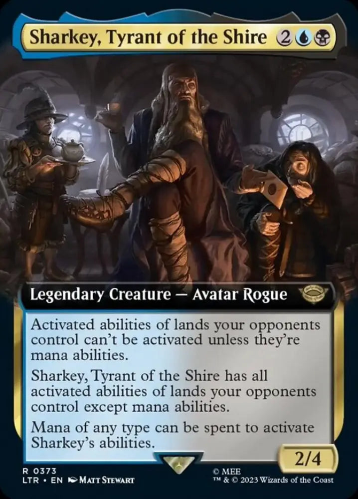 Sharkey Tyrant of the Shire (Extended Art) [The Lord of the Rings: Tales of Middle-Earth] - MTG Single