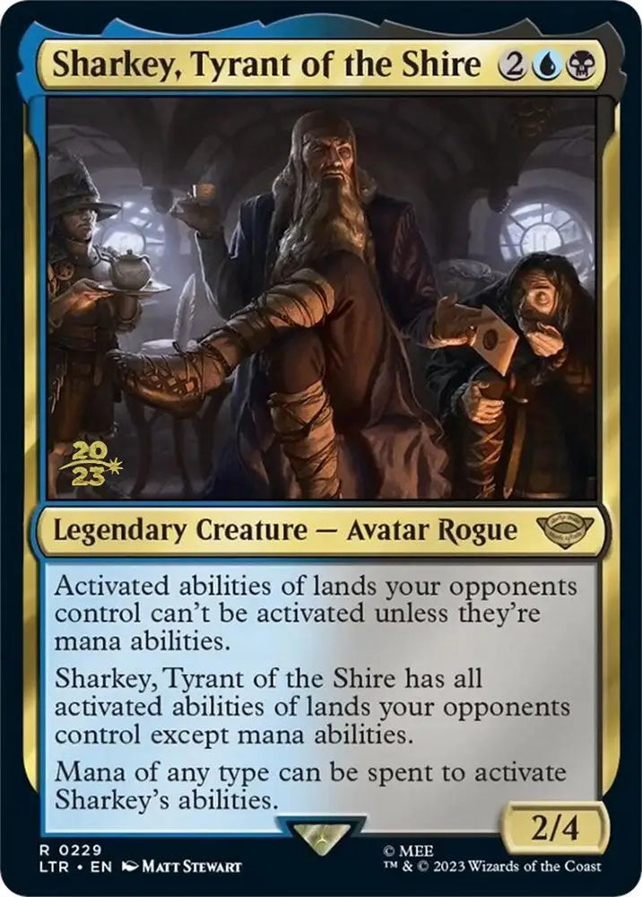 Sharkey Tyrant of the Shire [The Lord of the Rings: Tales of Middle-Earth Prerelease Promos] - MTG Single